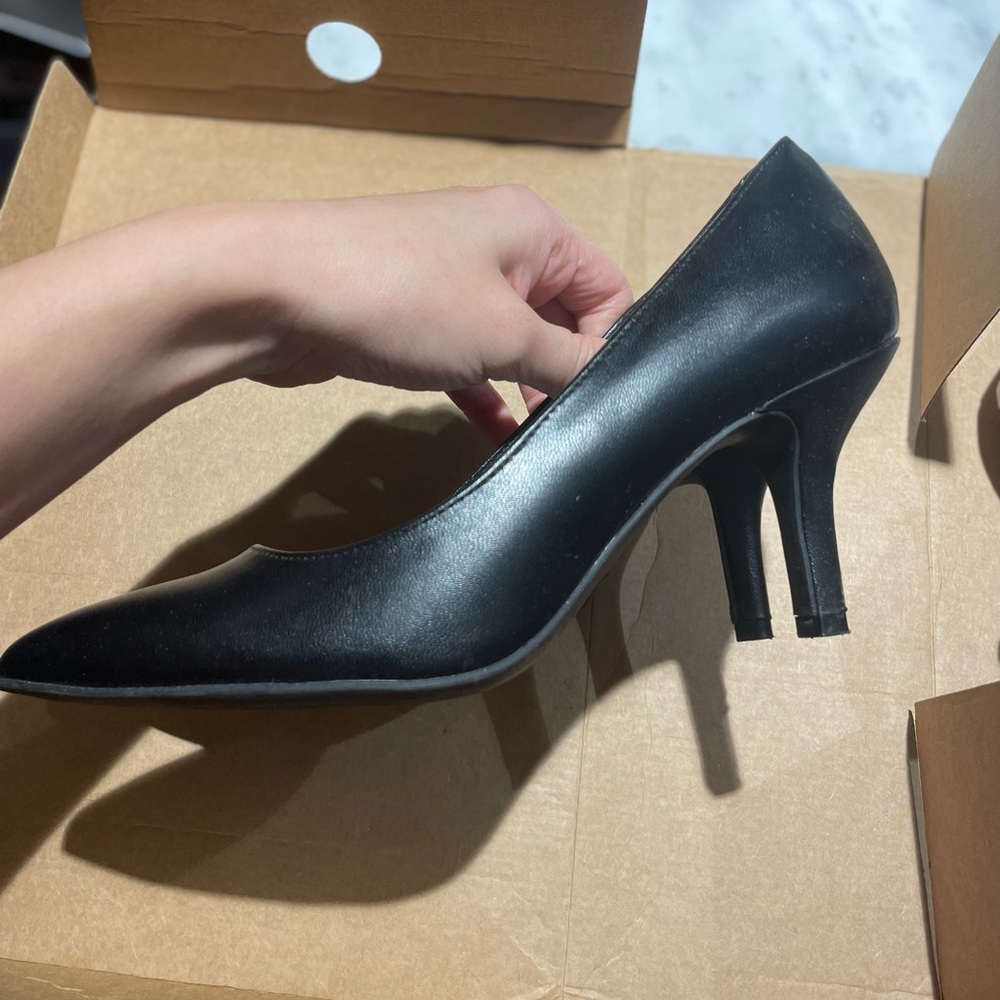 Black heels